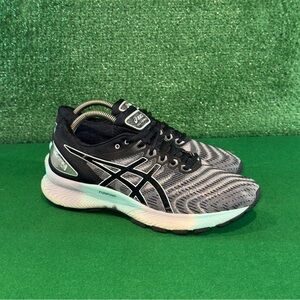 Asics Gel Nimbus Lite Flytefoam Black Gray Teal 1012A667 Women’s Size 9.5
